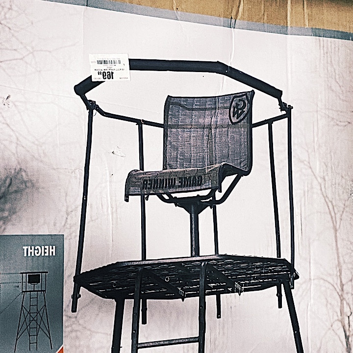 Choose a tripod deer stand with a mesh seat.