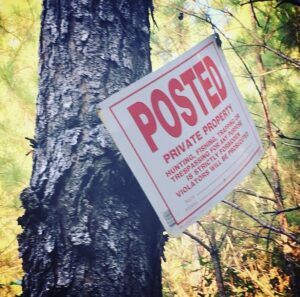 No Trespassing Sign